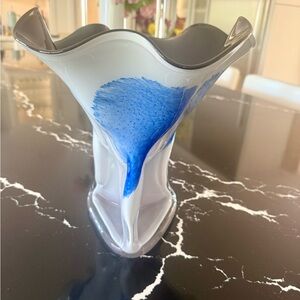 Artistic Blue and Gray modern Vase